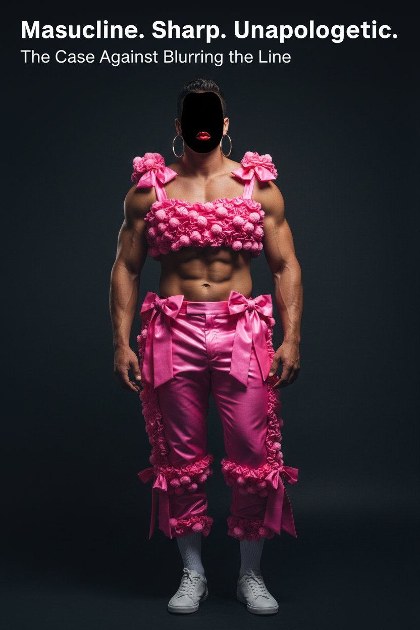 Masculine. Sharp. Unapologetic. — The Case Against Blurring the Line