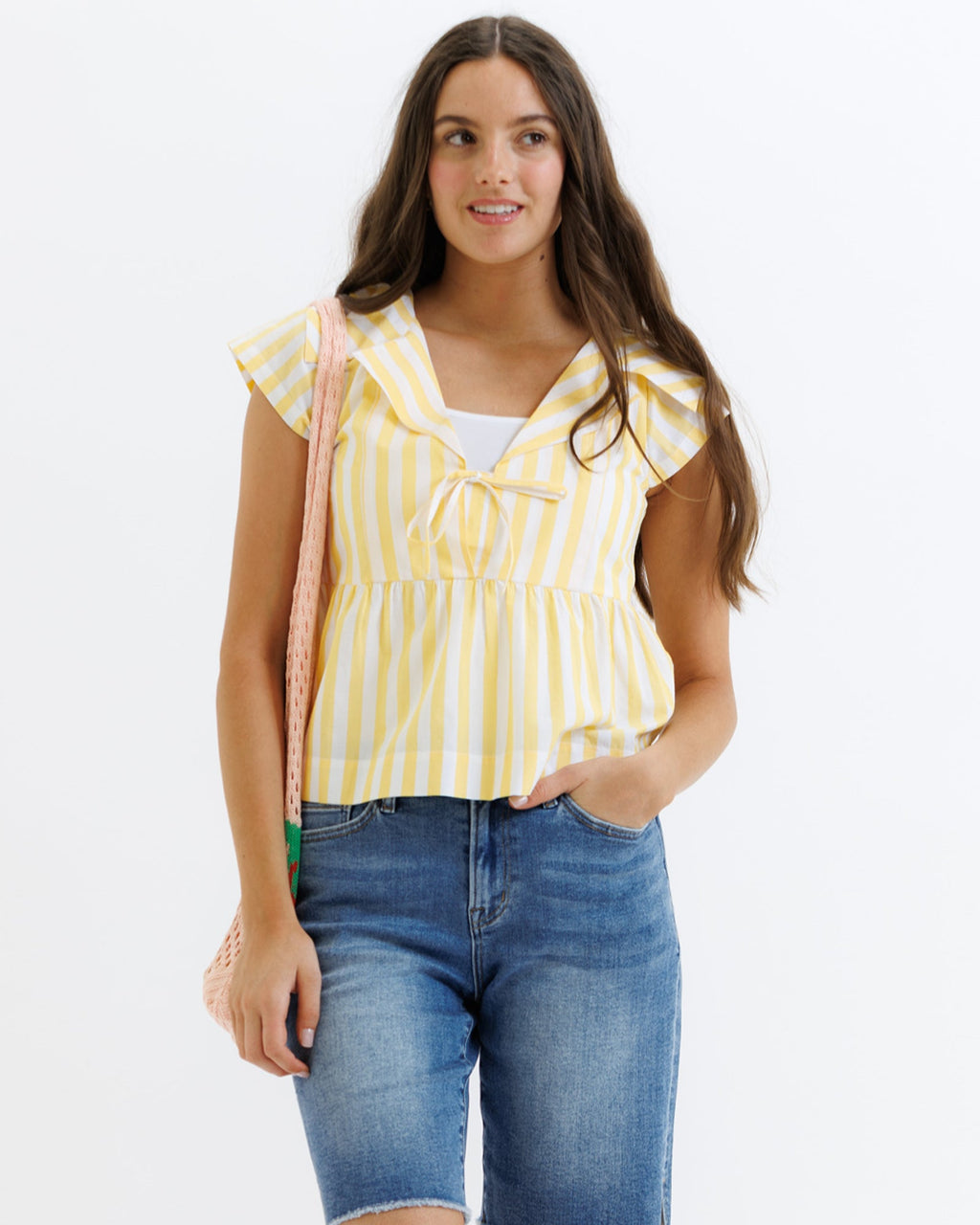 Sunshine Stripe Top - The7Letter
