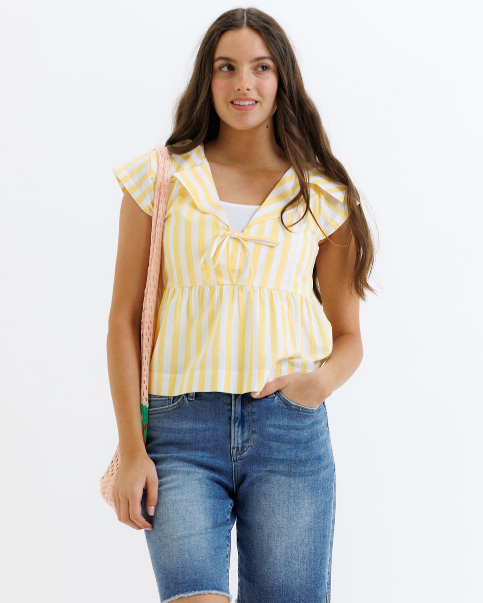 Sunshine Stripe Top - The7Letter