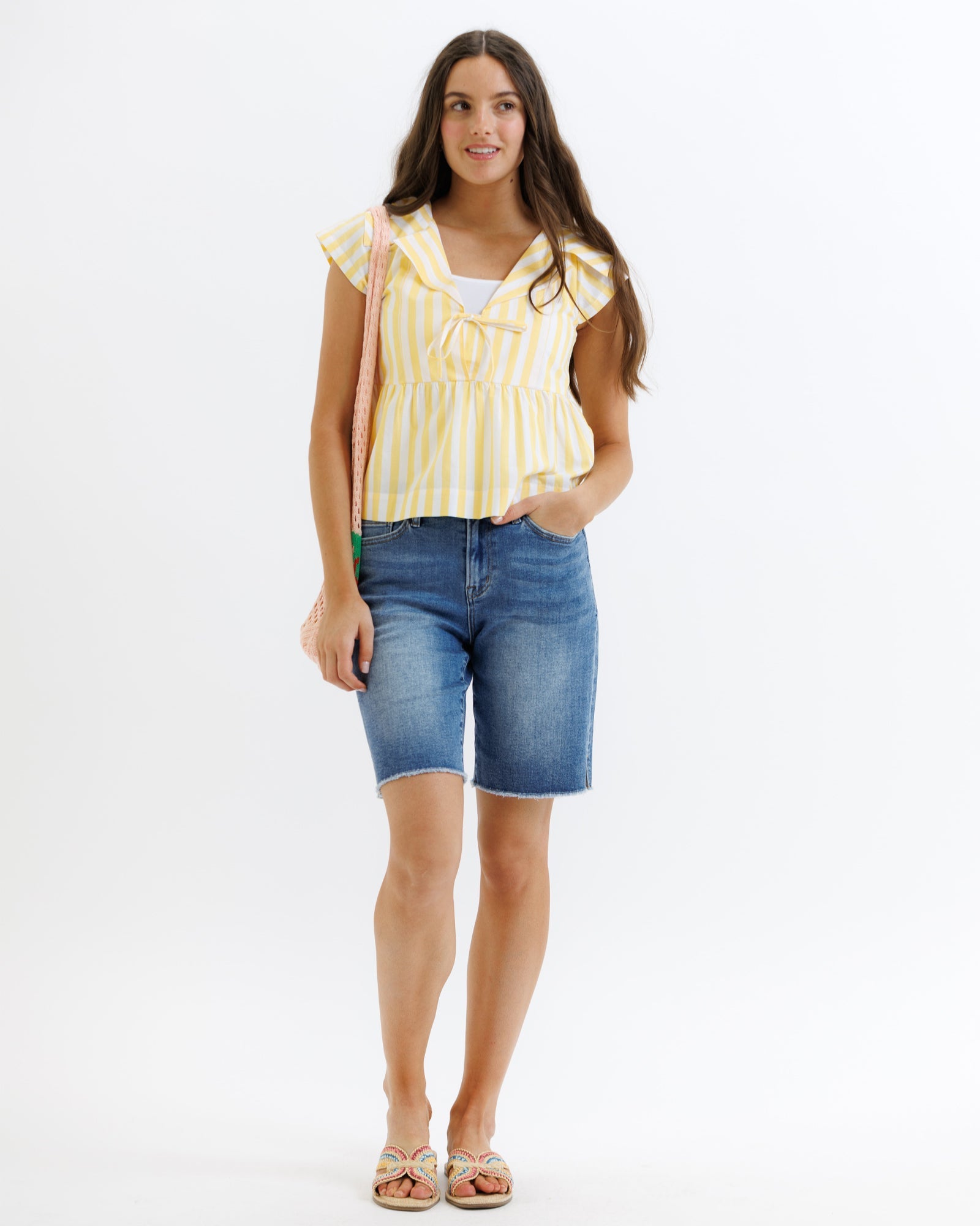 Sunshine Stripe Top - The7Letter