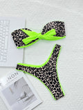 Bikini Women Seperated Swimwear Contrast Color Sexy Swimsuit