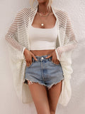 Sommer Frühling Sommer Aushöhlen Strand Meer Urlaub Strickbluse Damen Strickmode