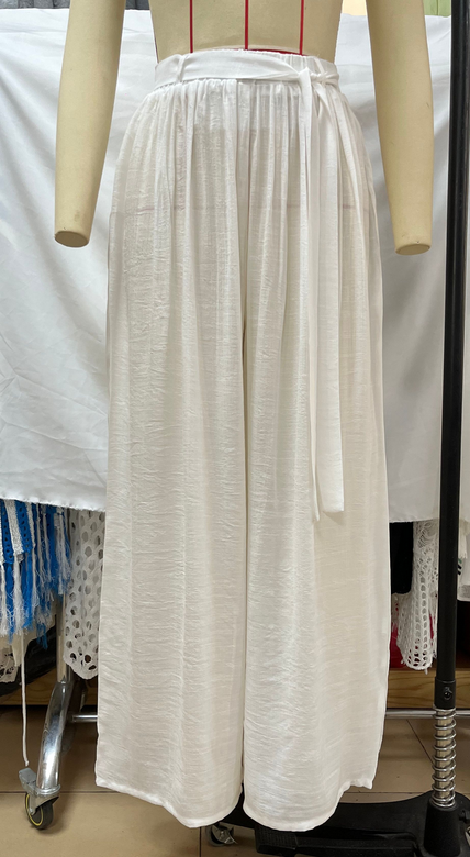 Lässige Strandhose Wickelhose Weite Hose Strandurlaub Sonnenschutzhose