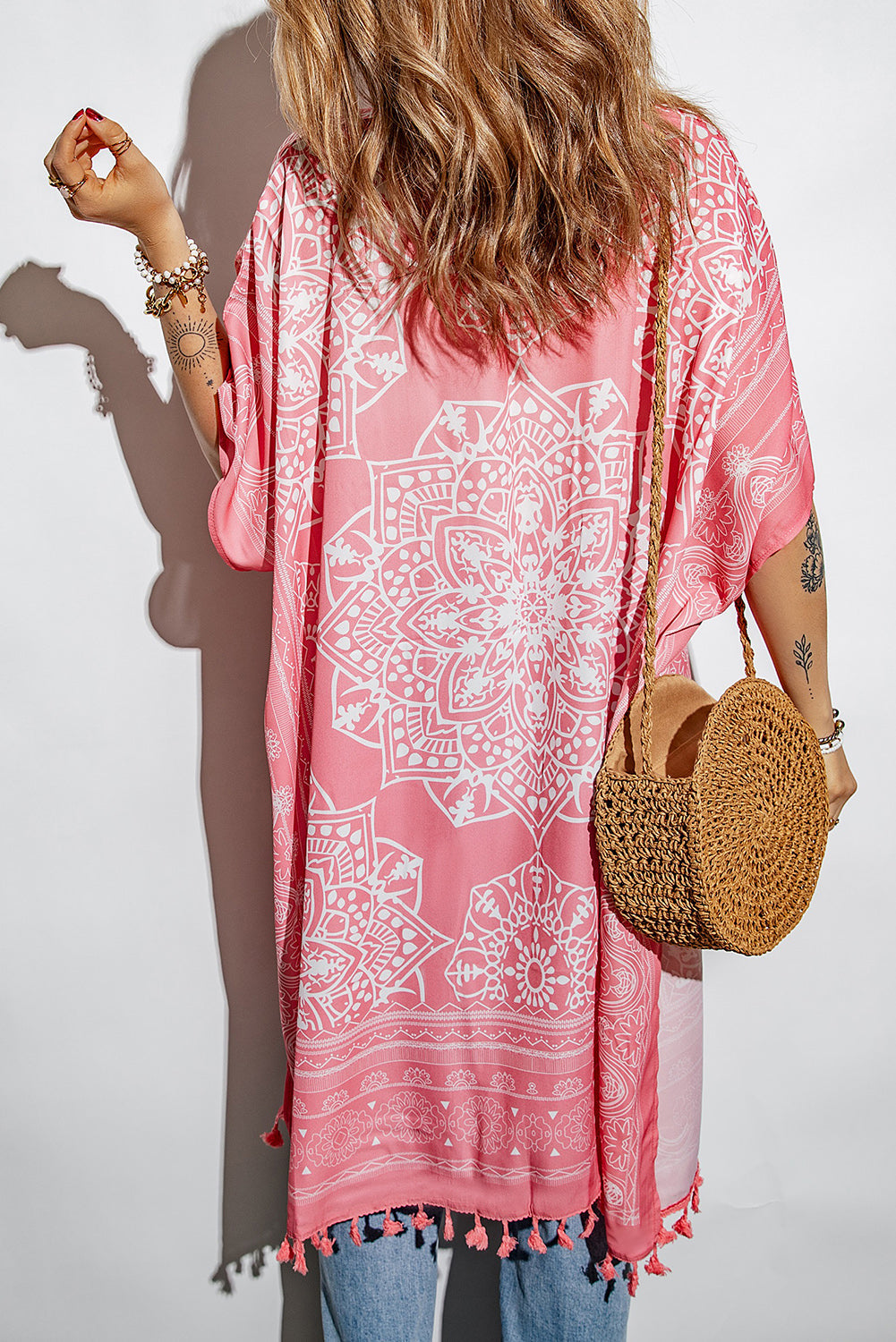 Brauner Anja Tassel Kimono
