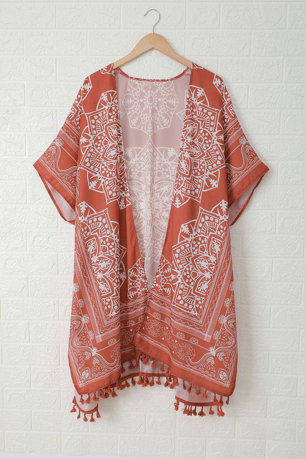Brauner Anja Tassel Kimono