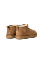 UGG Femme Classic Ultra Mini - Châtaigne