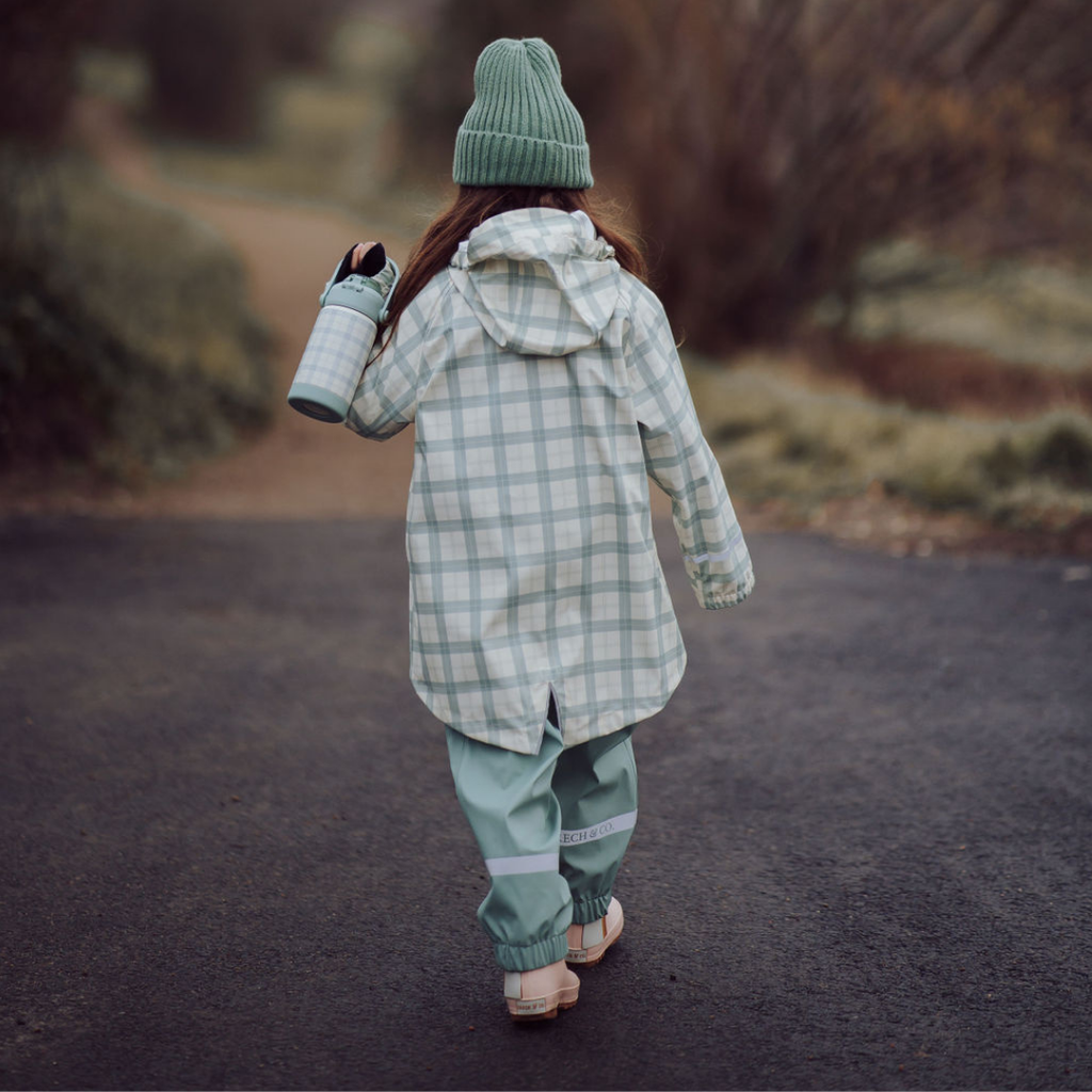 Fishtail Rain Jacket | Fern Plaid - The7Letter
