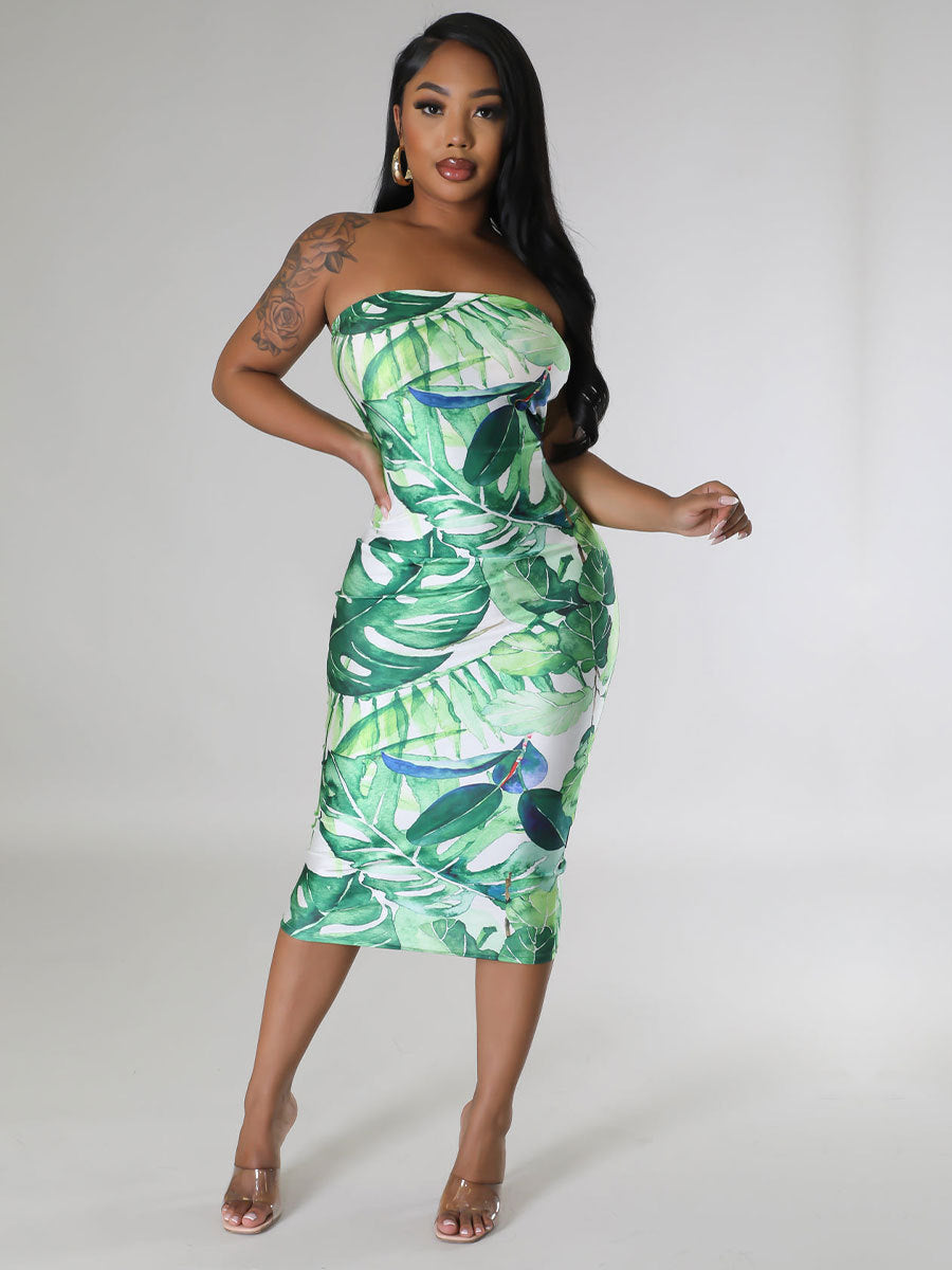Robe Sans Manches Imprimé Floral Avancé Été pour Femme