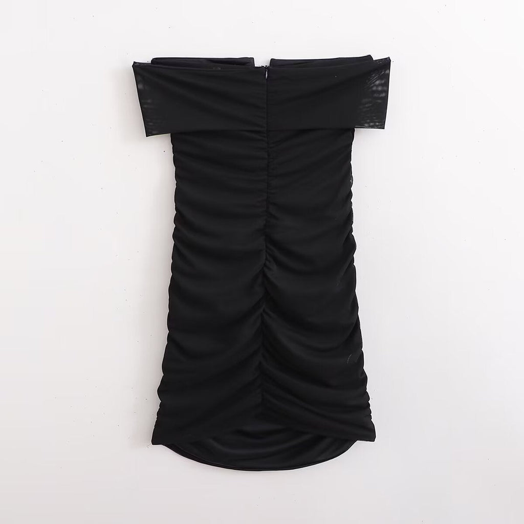 Sexy Minderheiten-Samt-Hepburn-Nachtclub-Kleid