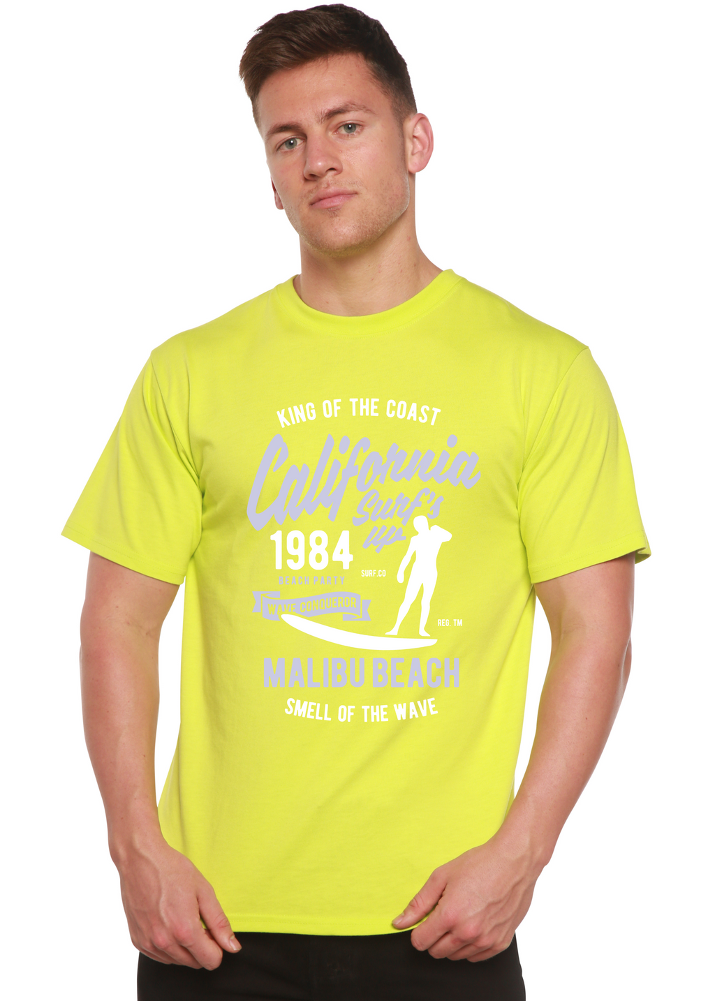 California 1984 Spun Bamboo® Men's Bamboo Viscose/Organic Cotton Short Sleeve Graphic T-Shirt - The7Letter