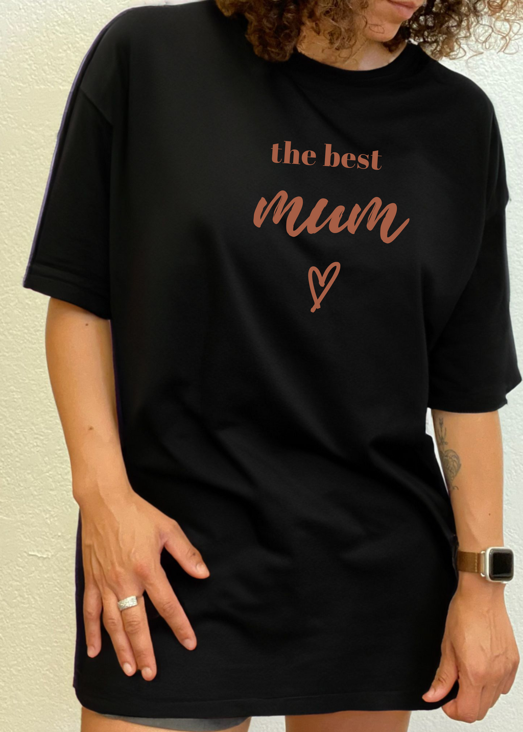 The Best Mum Unisex Bamboo Viscose/Organic Cotton Short Sleeve Graphic T-Shirt - The7Letter