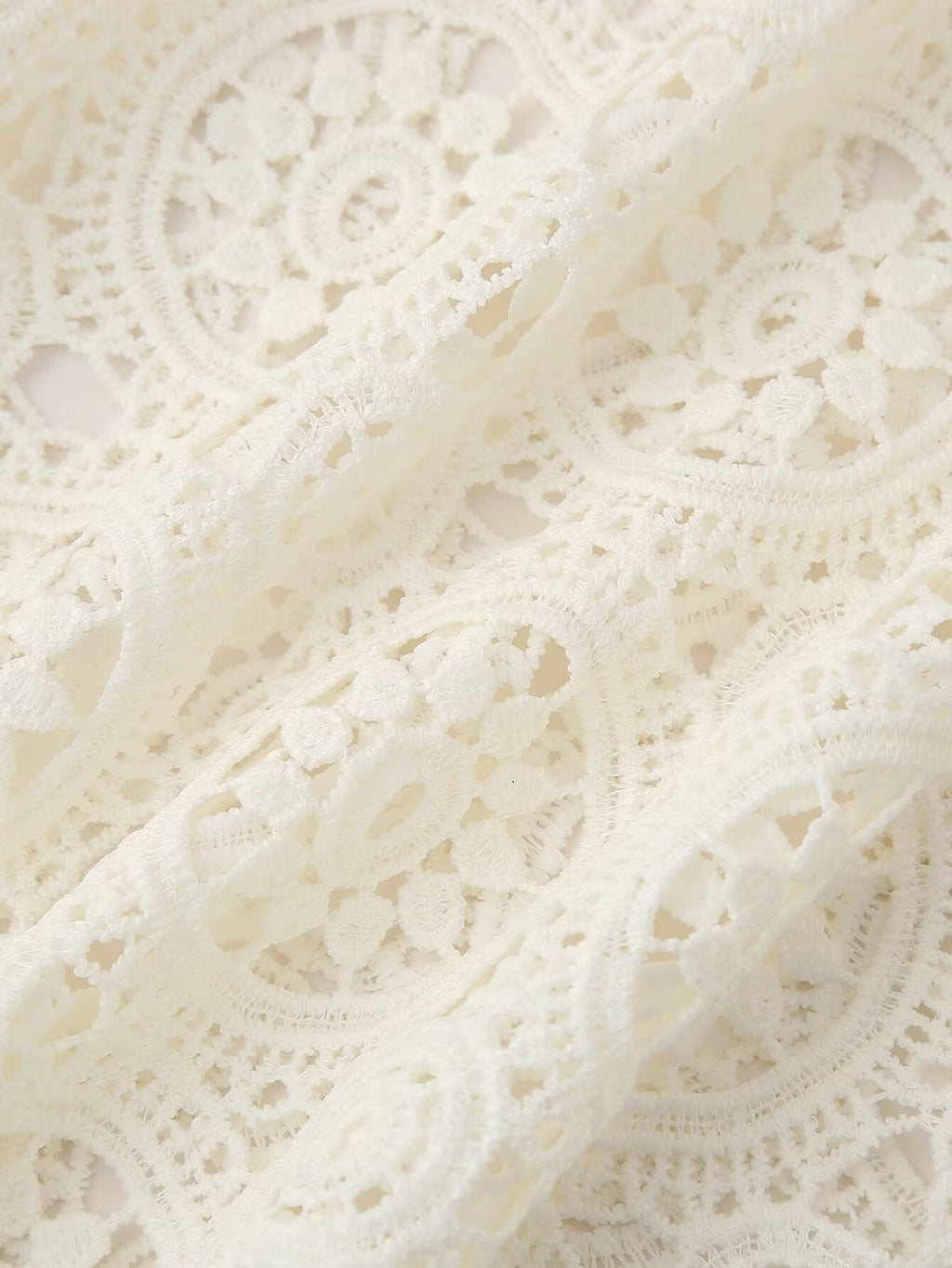 Robe longue femme brodée de dentelle, coupe ajustée, collection printemps