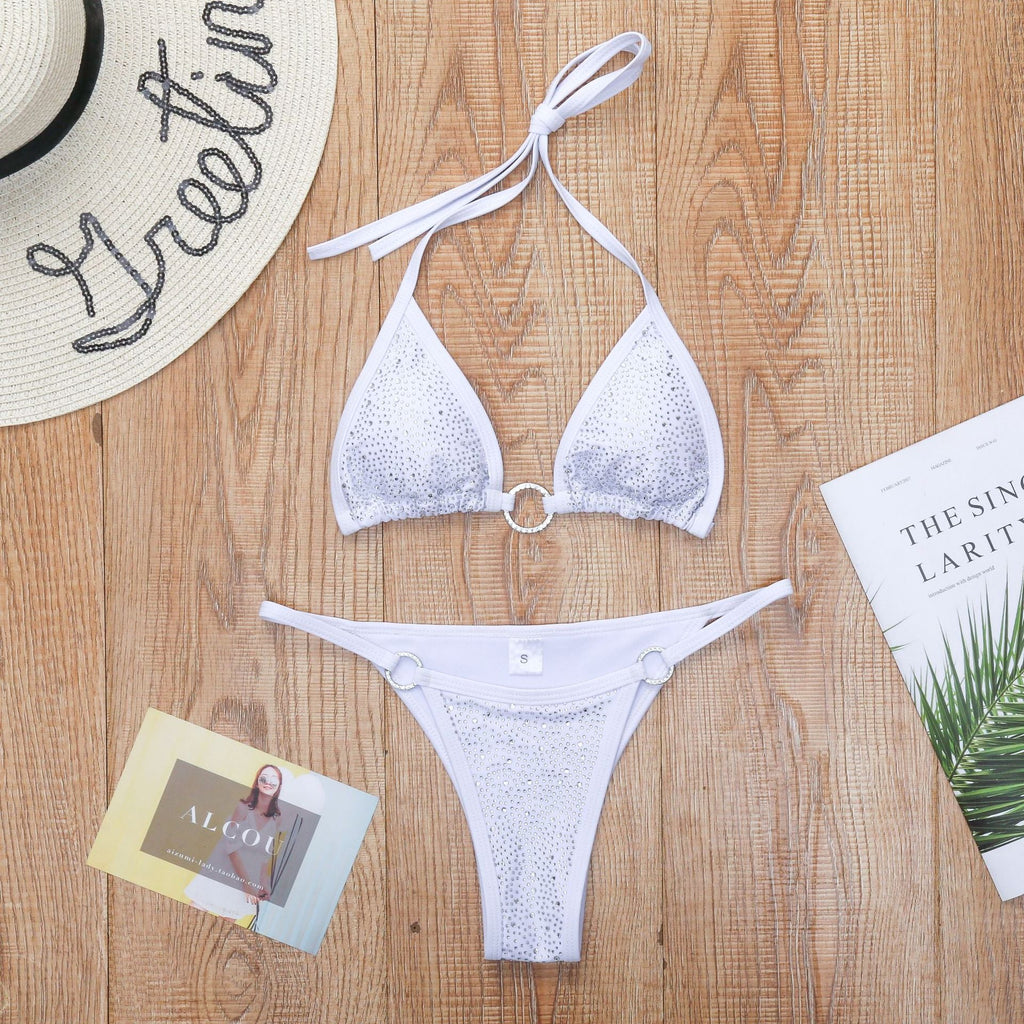Sexy Bikini Diamond Damen-Badeanzug Split-Badeanzug