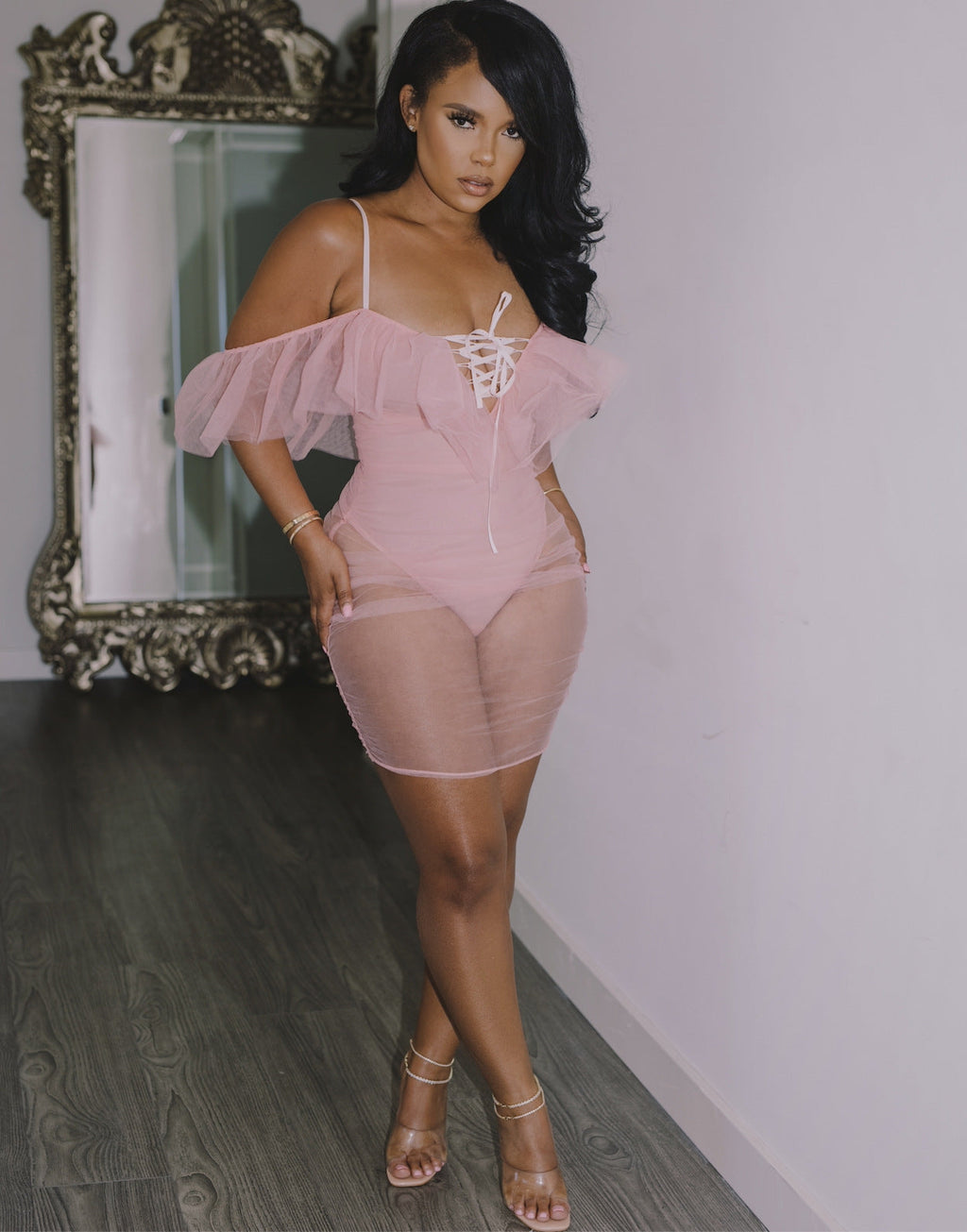Damen Kleidung Overall Badeanzug Mesh-Nähte Ärmellos Eng Sexy Sexy