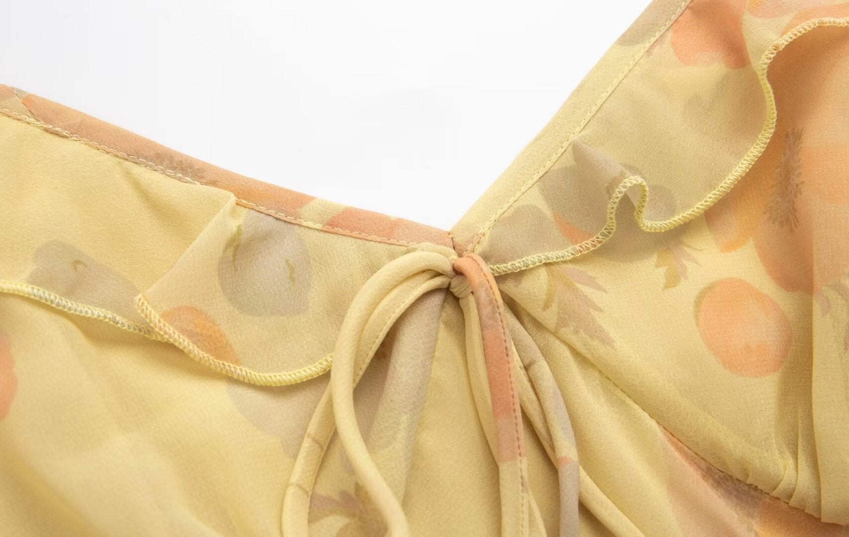 Robe d'été sexy à col en V et imprimé floral pour femme