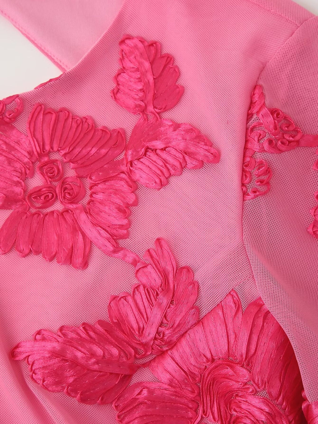 Robe longue à manches longues florale, découpée et évidée dans le dos, à encolure ronde pour femme, collection automne