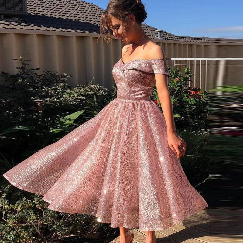 Damenbekleidung Cocktail Abendkleid Sexy V-Ausschnitt Schmal Kurz Smokingkleid