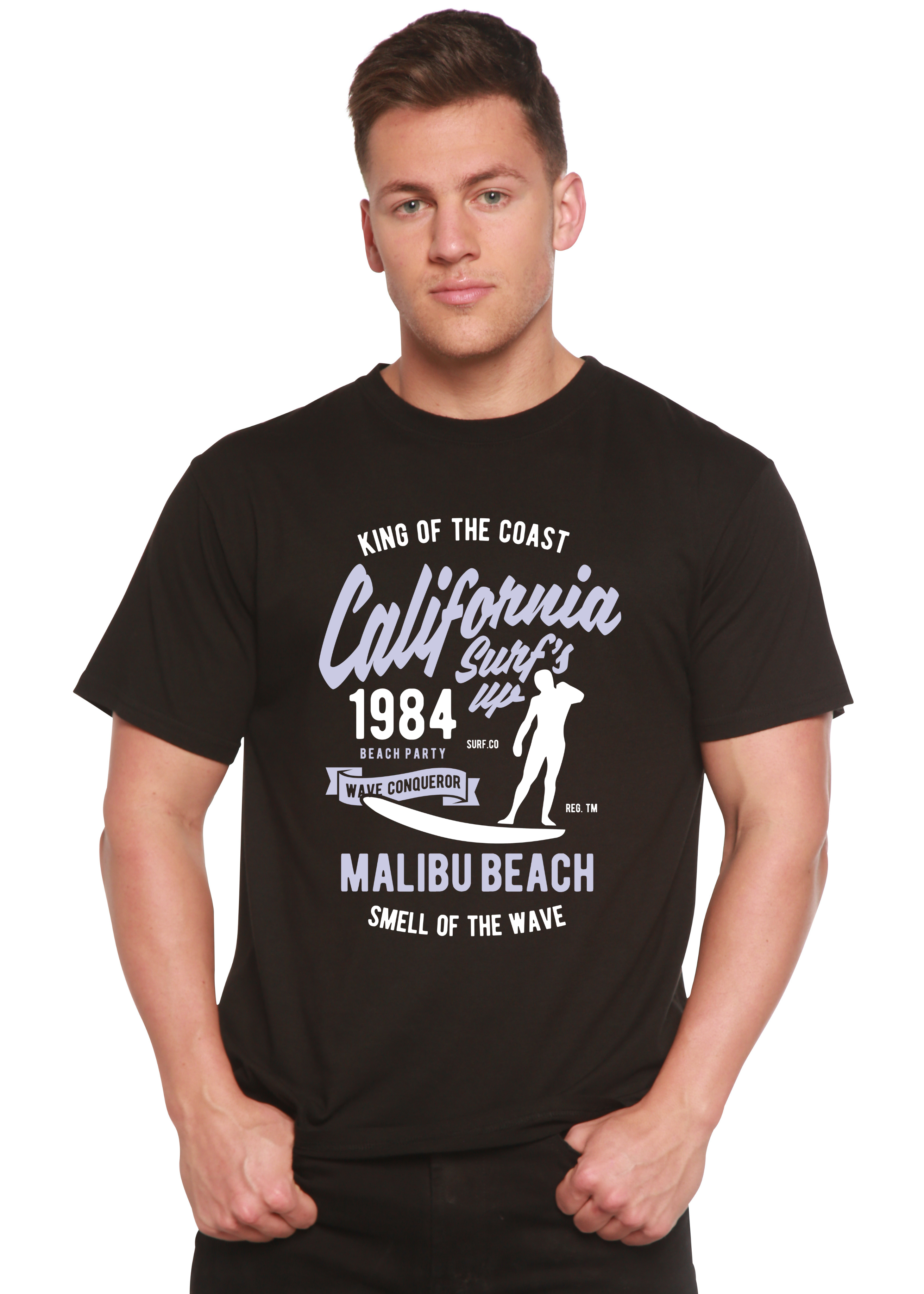 California 1984 Spun Bamboo® Men's Bamboo Viscose/Organic Cotton Short Sleeve Graphic T-Shirt - The7Letter