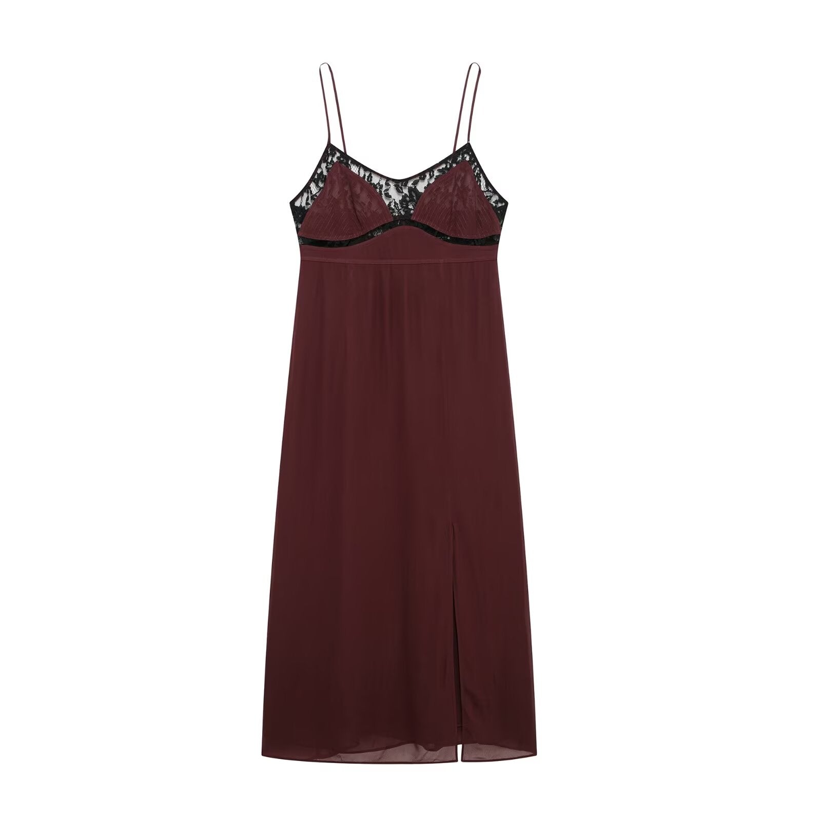 Robe De Nuit Sexy En Dentelle Décorative Pour Femmes Hiver