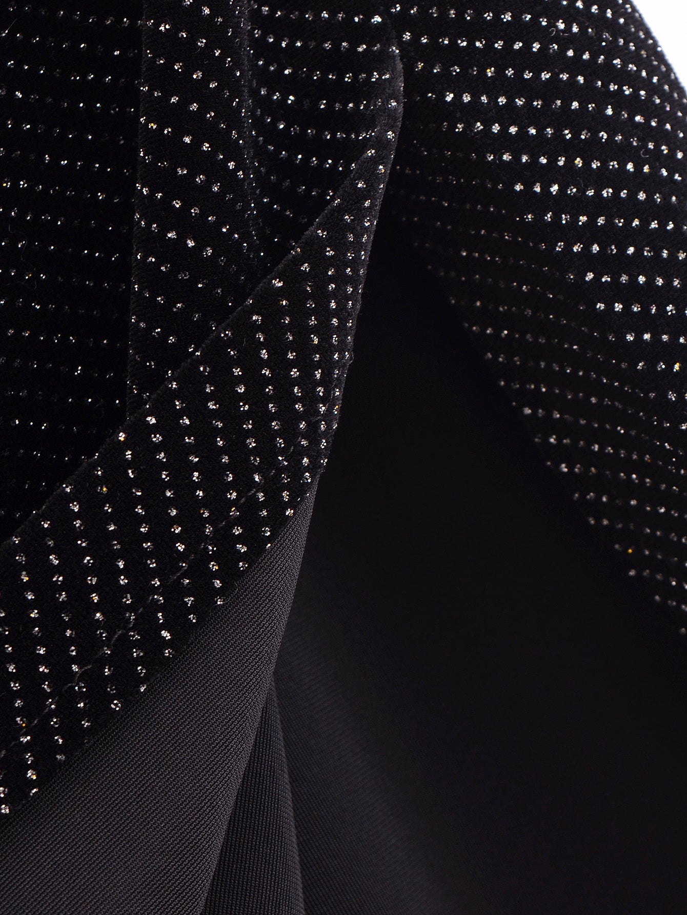 Robe sans manches en velours élégante et moulante ornée de brillants pour femme