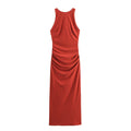 Sommer Neckholder-Kleid mit Rückenausschnitt für Damen
