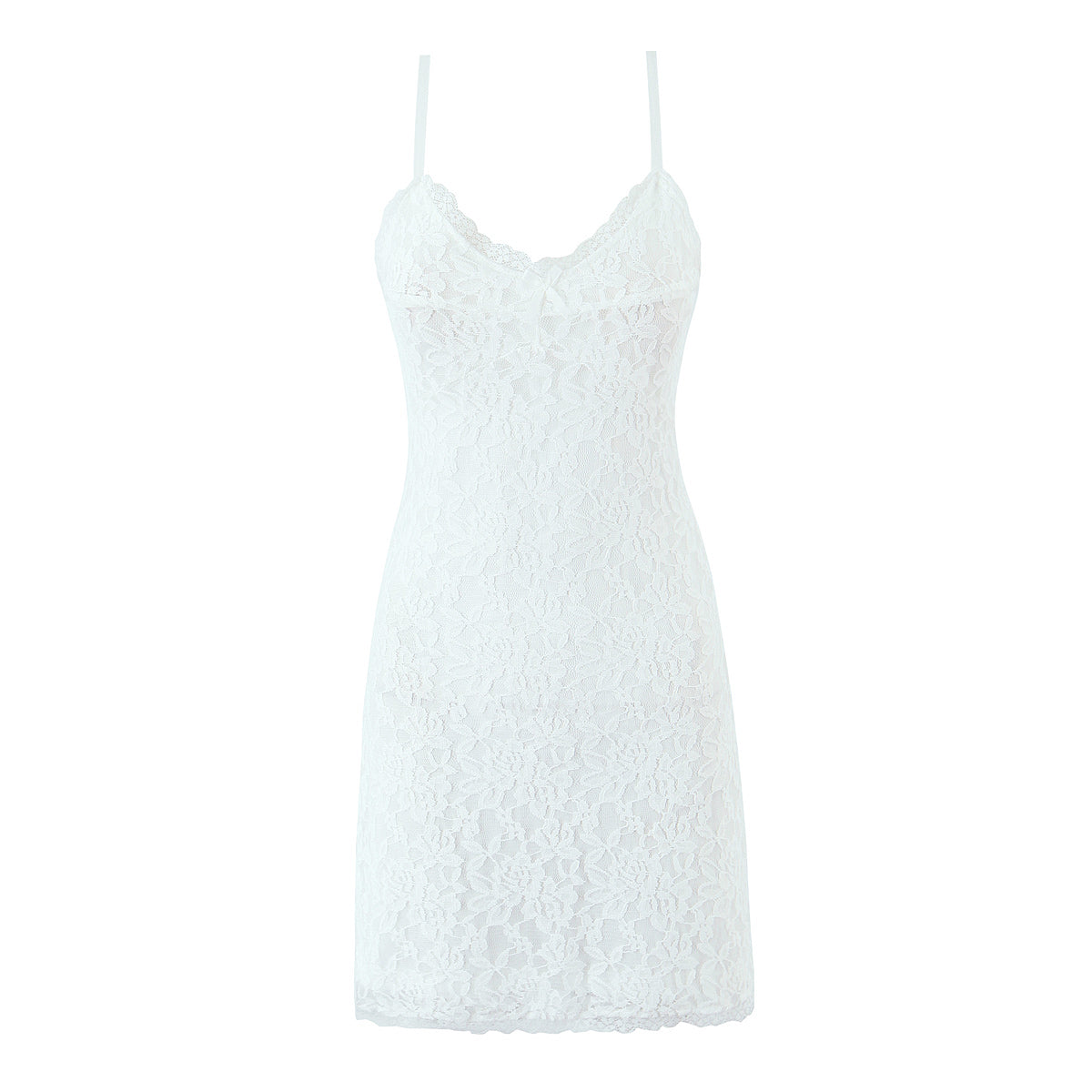 Damen Sommer Sexy V-Ausschnitt Schmaler Träger High Waist Kleid