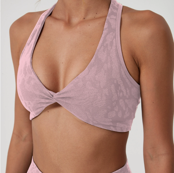Twist Beauty Rücken-Trainingsunterwäsche Damen Yoga Kleidung Lauf-Workout-BH Schnelltrocknendes Yoga-Tanktop