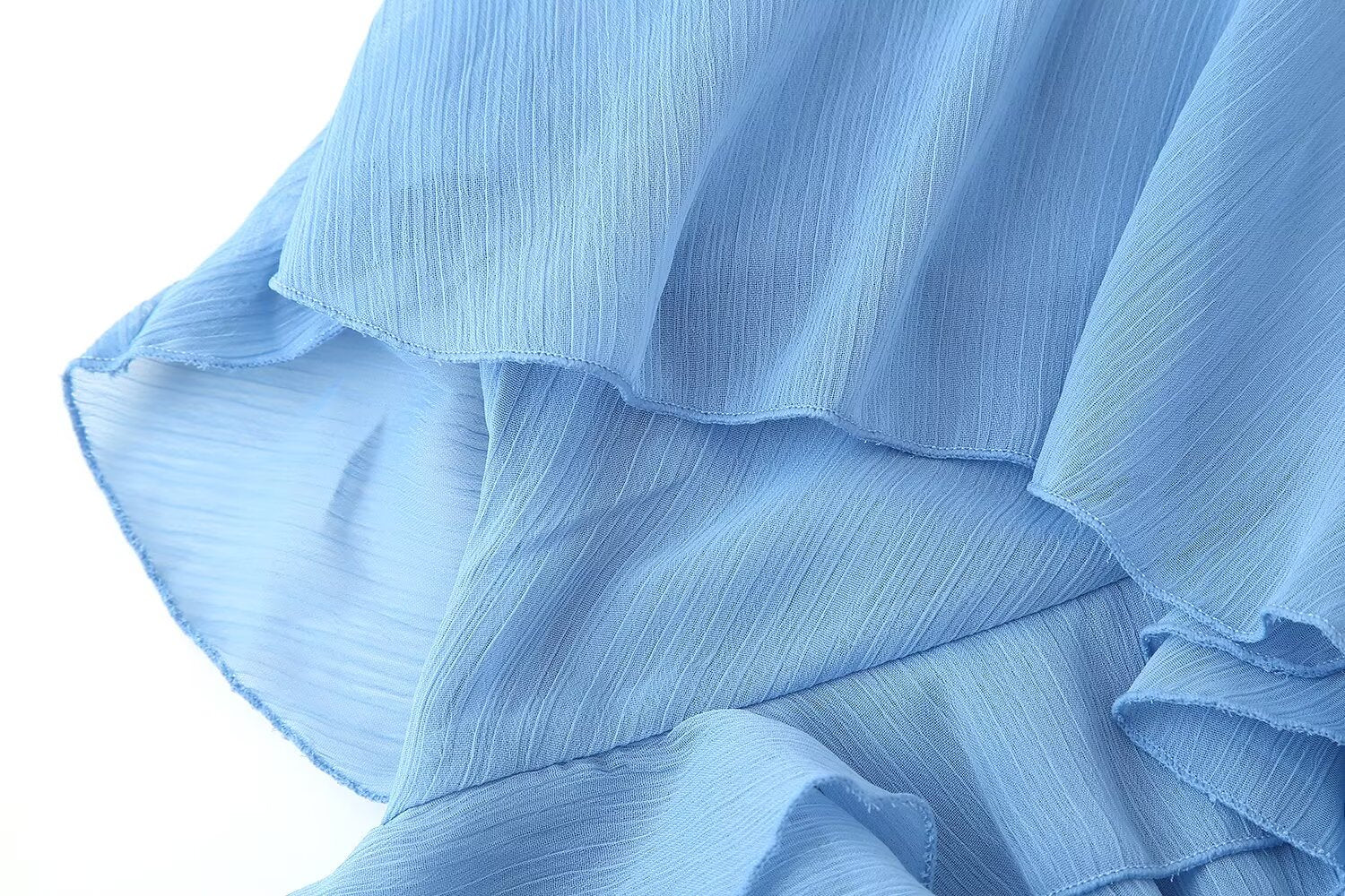 Robe à Bretelles Sexy avec Décoration Laminée pour Femmes