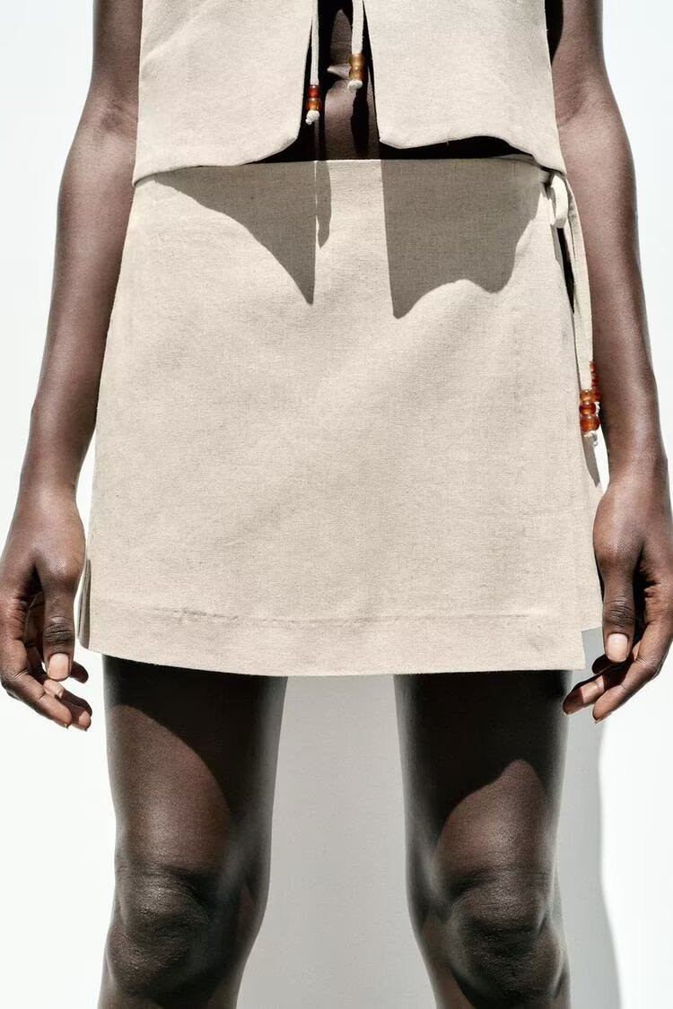 Sommer Damen Casual Ärmellose Perlenweste Shorts