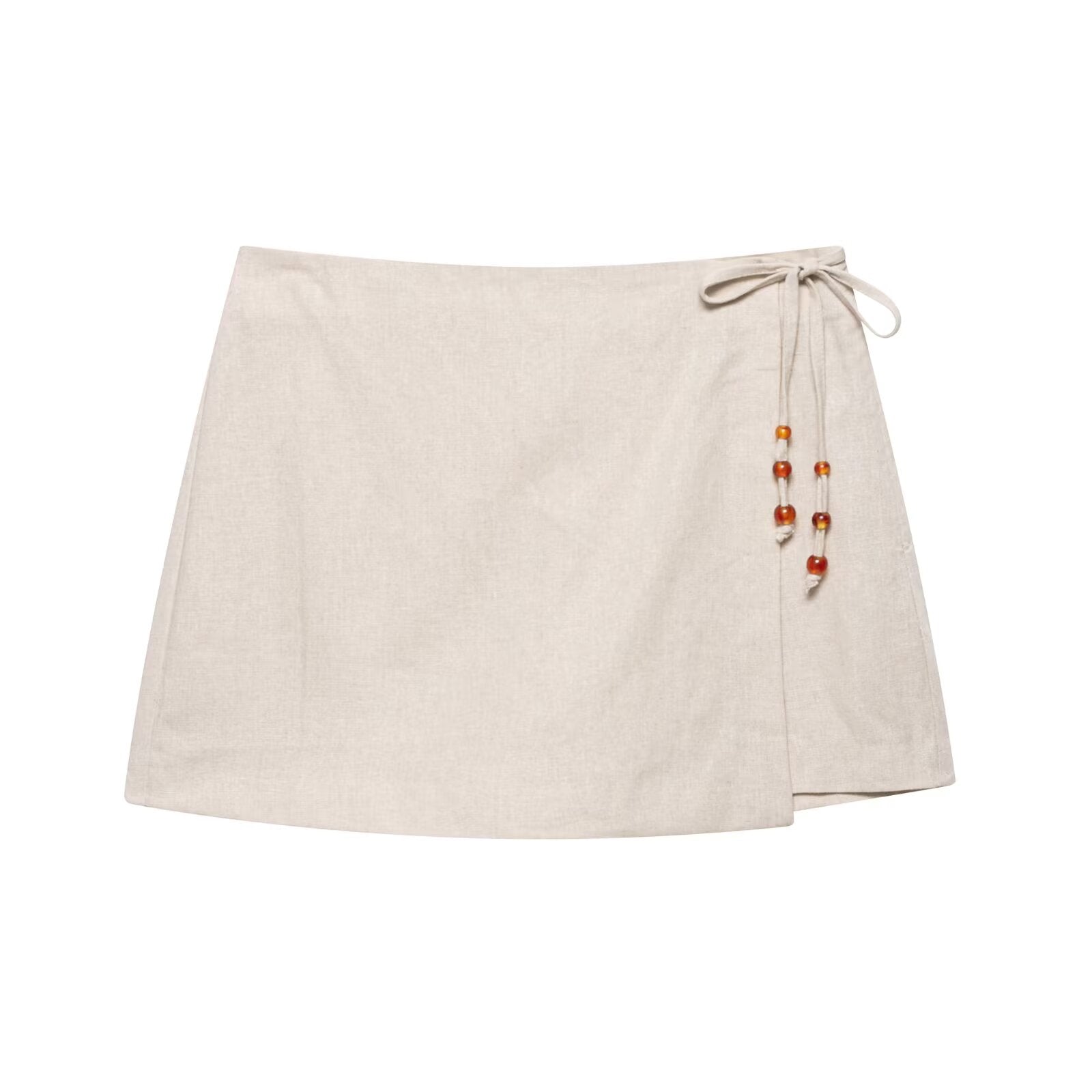 Sommer Damen Casual Ärmellose Perlenweste Shorts