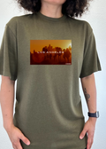 Los Angeles Unisex Bamboo Viscose/Organic Cotton Short Sleeve Graphic T-Shirt - The7Letter