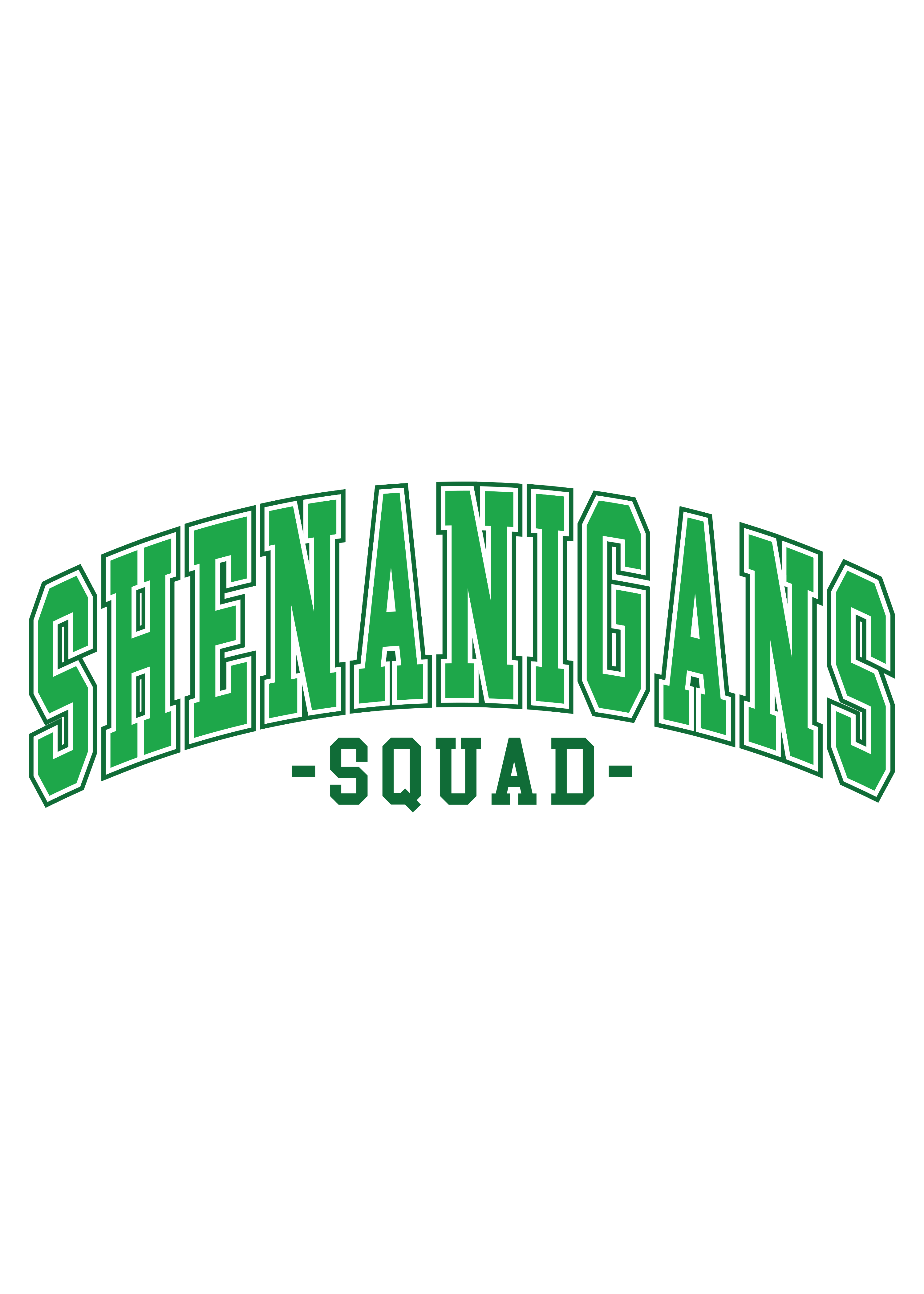 Shenanigans Squad Unisex Bamboo/Cotton Graphic T-Shirt - The7Letter