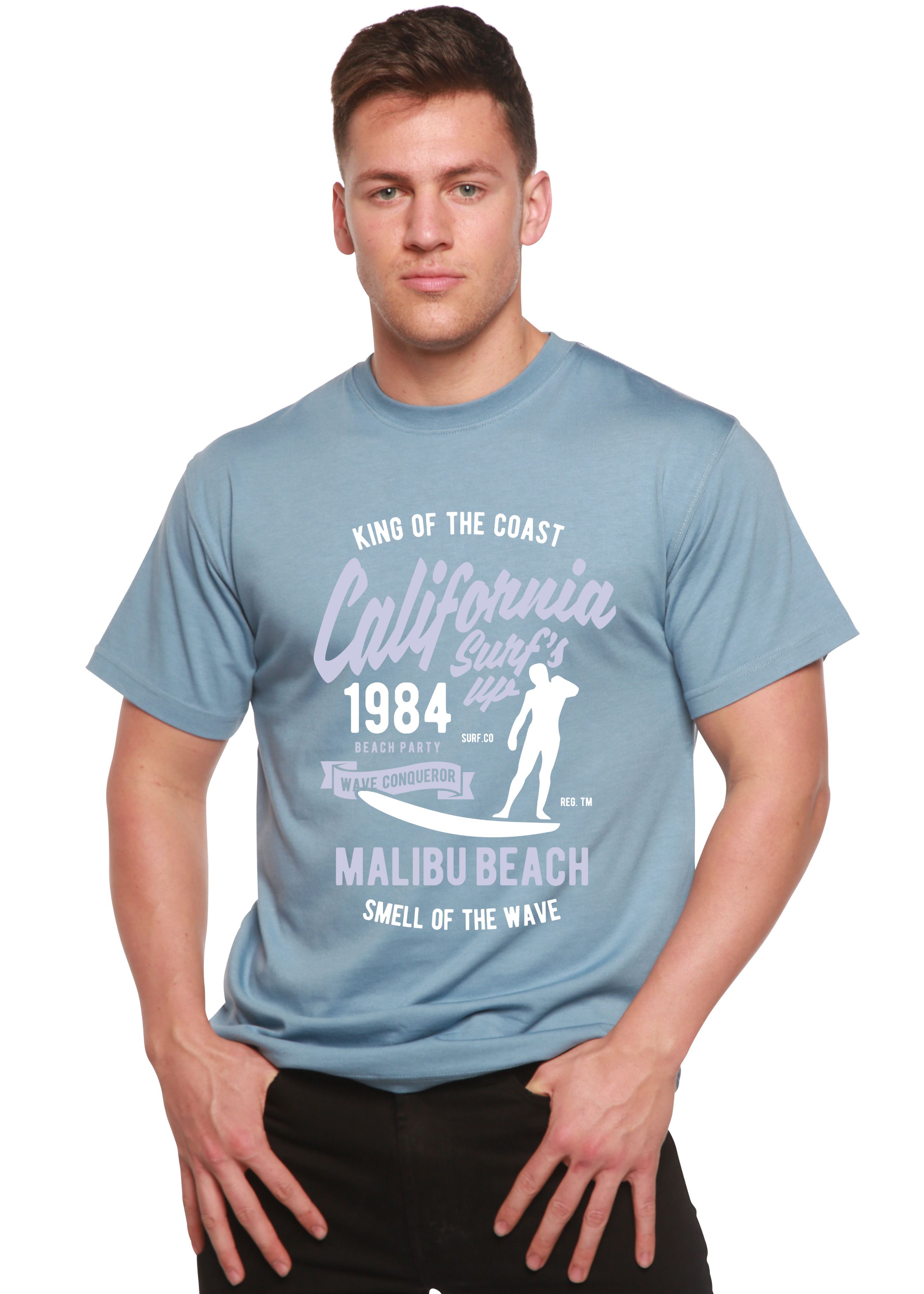 California 1984 Spun Bamboo® Men's Bamboo Viscose/Organic Cotton Short Sleeve Graphic T-Shirt - The7Letter