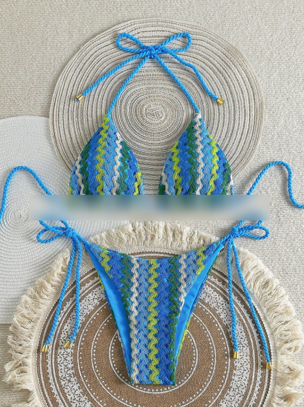 Maillot de bain femme bikini sexy bikini femme maillot de bain fission bikini corde tressée