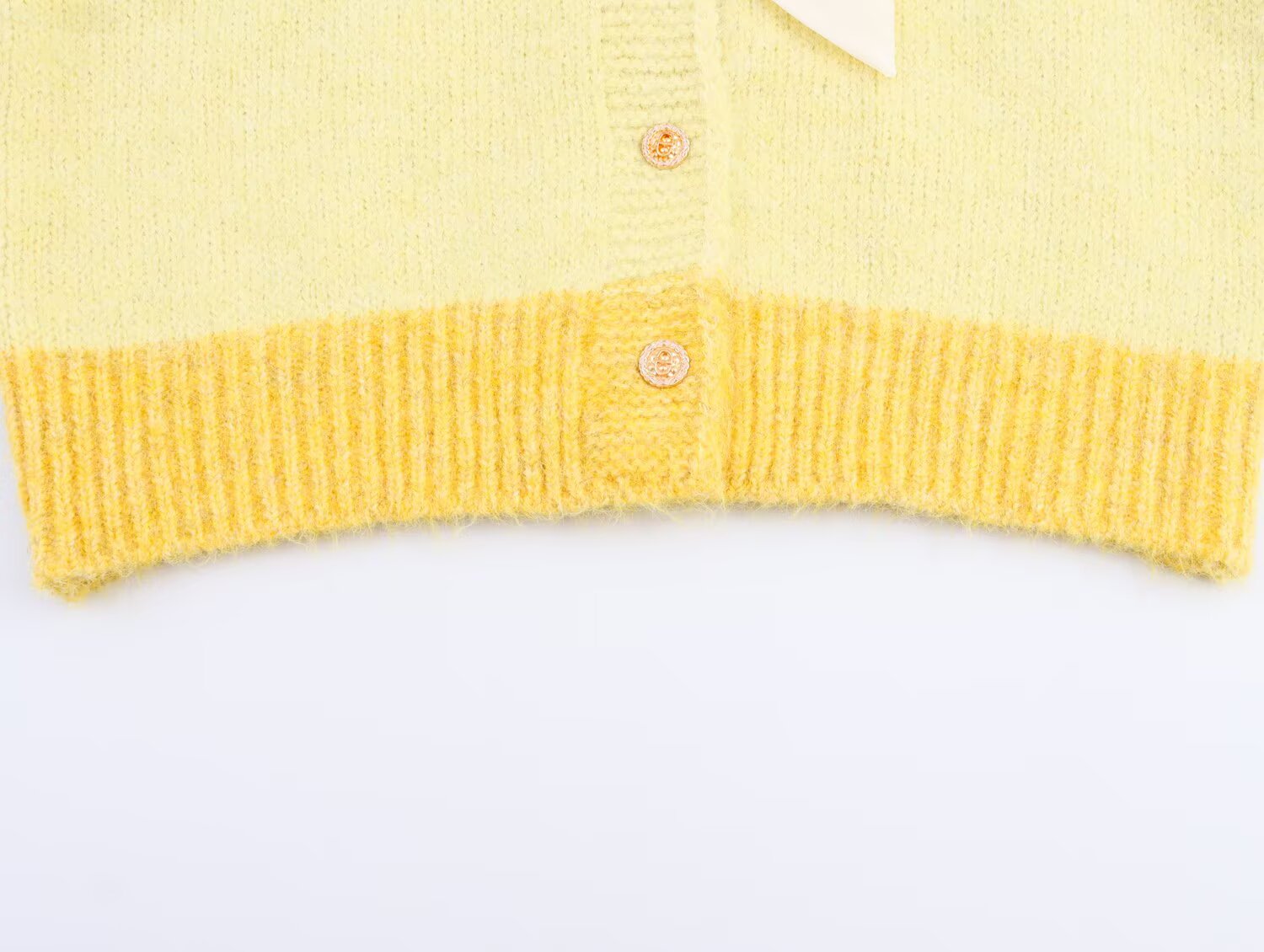 Vêtements Femme Automne Col Rond Manches Longues Nœud Décoratif Tricot Cardigan