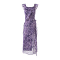 Robe d'été sexy à manches volantées en maille, cintrée, amincissante, idéale pour les vacances à la mer