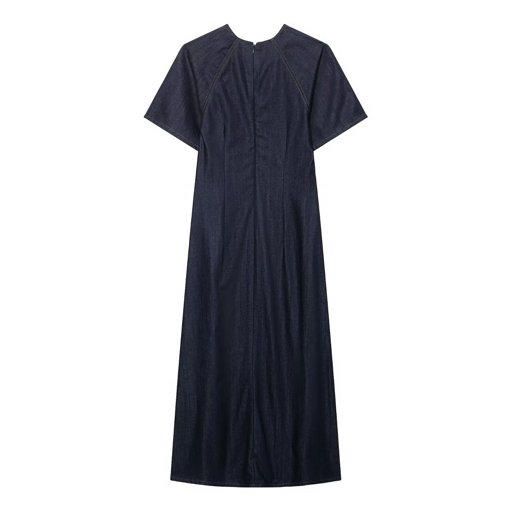 Robe longue en jean Tendance Sauvage Unique