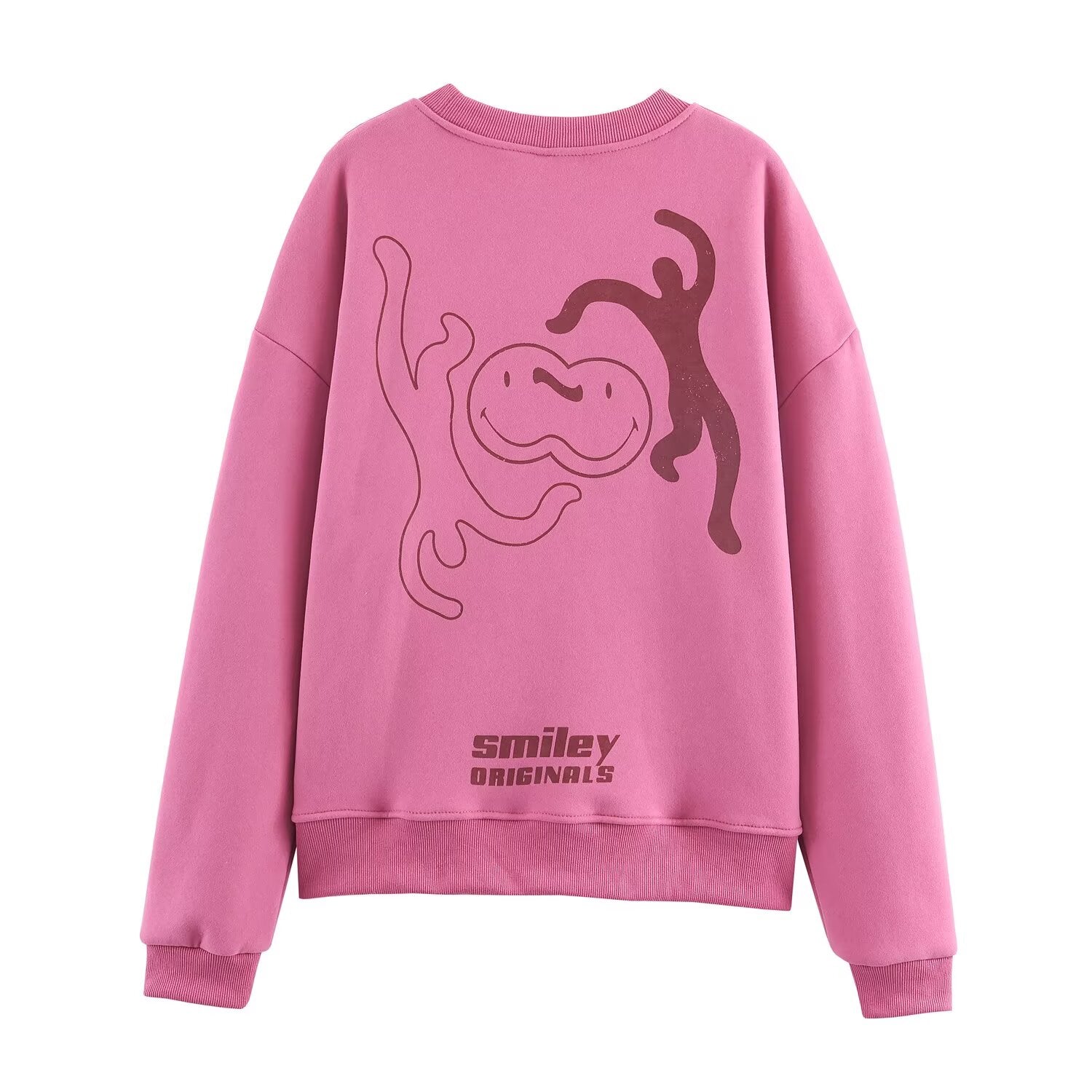 Damenbekleidung Herbst Winter Lässig All Match Rundhals Lose Bedruckte Sweatshirts