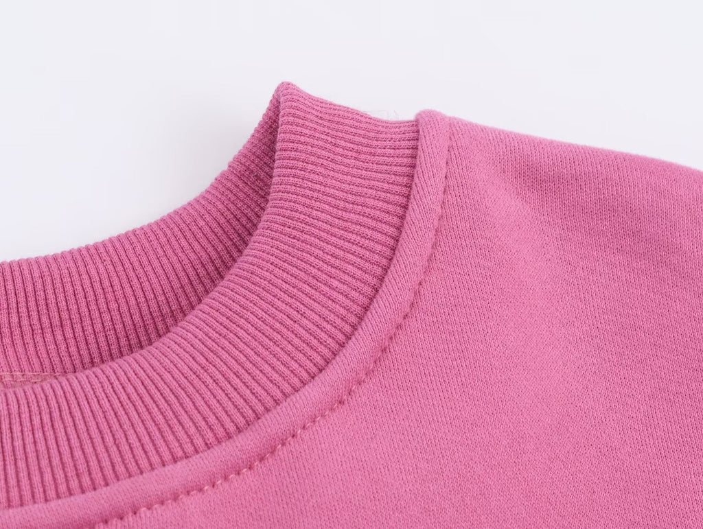 Damenbekleidung Herbst Winter Lässig All Match Rundhals Lose Bedruckte Sweatshirts