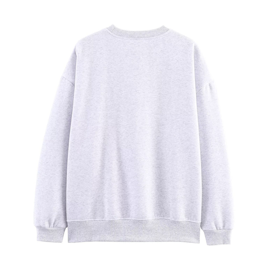 Vêtements Femme Automne Ample Décontracté Sweatshirt Imprimé Dessin Animé Vibrant