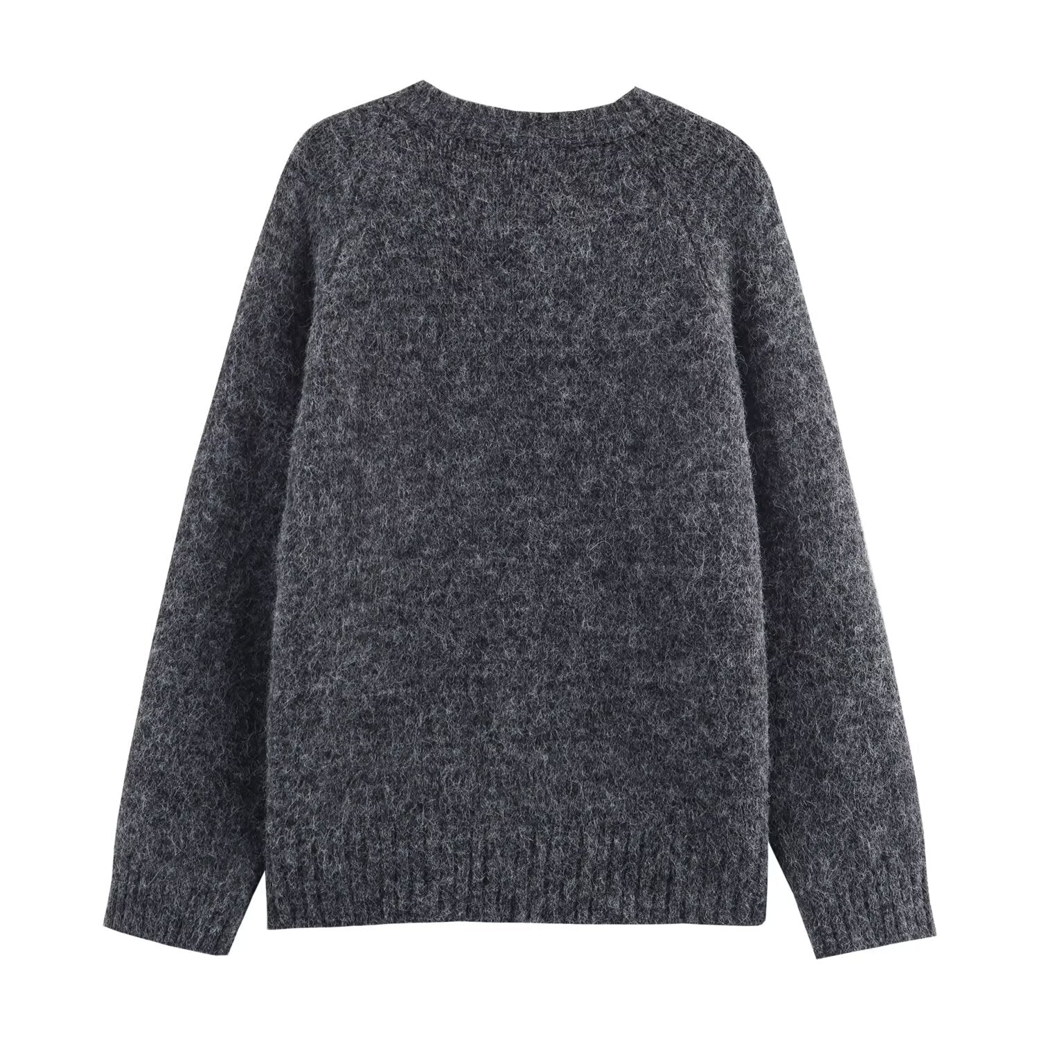 Cardigan à motif champignon mignon Bouton Cardigan tricoté Coupe ample Pull Niche Vêtement d'extérieur