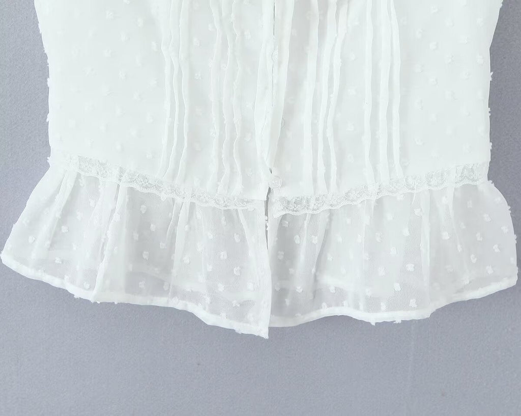 Atmosphere Lace Ärmelloses kleines Top Nischen-Schnürung Tailliert Eng Sexy Kurzes Sexy Hemd Weste