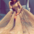 Vêtements pour femmes, stand indépendant, grande robe sexy dorée à balançoire, robe de soirée cocktail fendue
