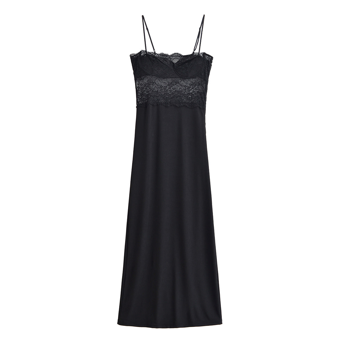Robe Débardeur Sexy en Dentelle pour Femme Printemps