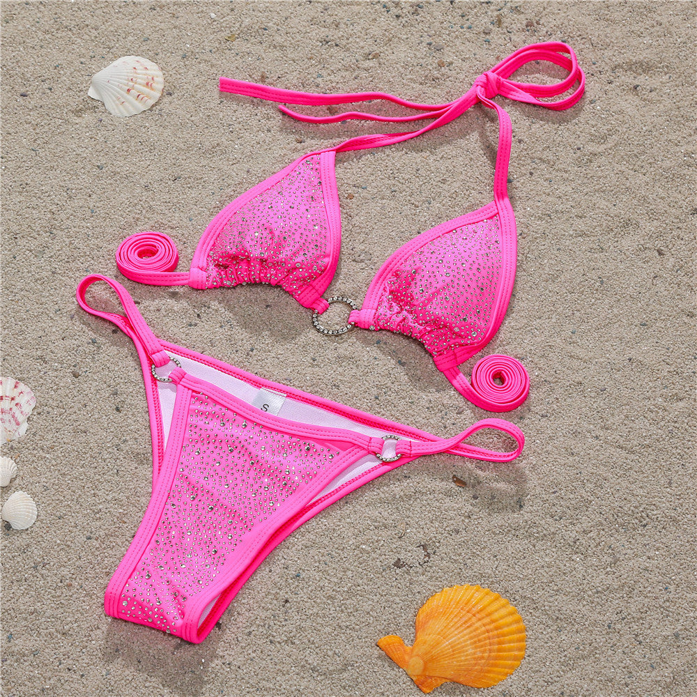 Sexy Bikini Diamond Damen-Badeanzug Split-Badeanzug