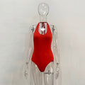 Nouvelles femmes maillot de bain bikini dos nu licou d'été
