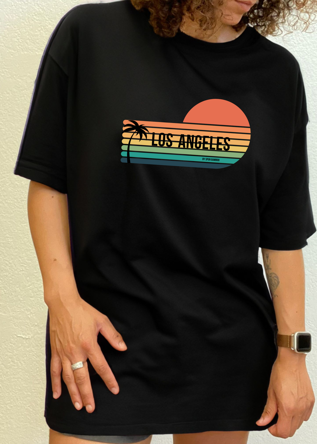 Los Angeles Spun Bamboo Unisex Bamboo Viscose/Organic Cotton Short Sleeve Graphic T-Shirt - The7Letter