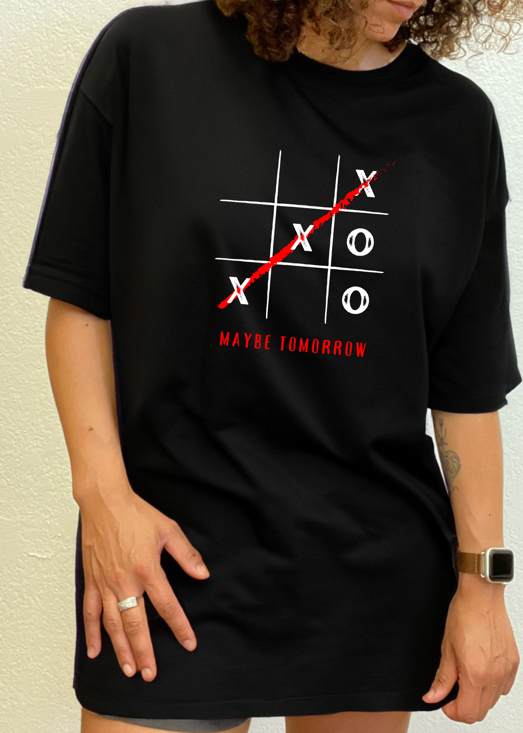 Maybe Tomorrow Unisex Bamboo/Cotton Graphic T-Shirt - The7Letter