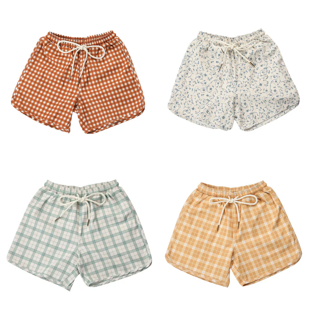 Swim Trunks | UPF + Recycled - Scandi Floral - The7Letter