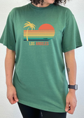 Los Angeles Unisex Bamboo Viscose/Organic Cotton Short Sleeve Graphic T-Shirt - The7Letter